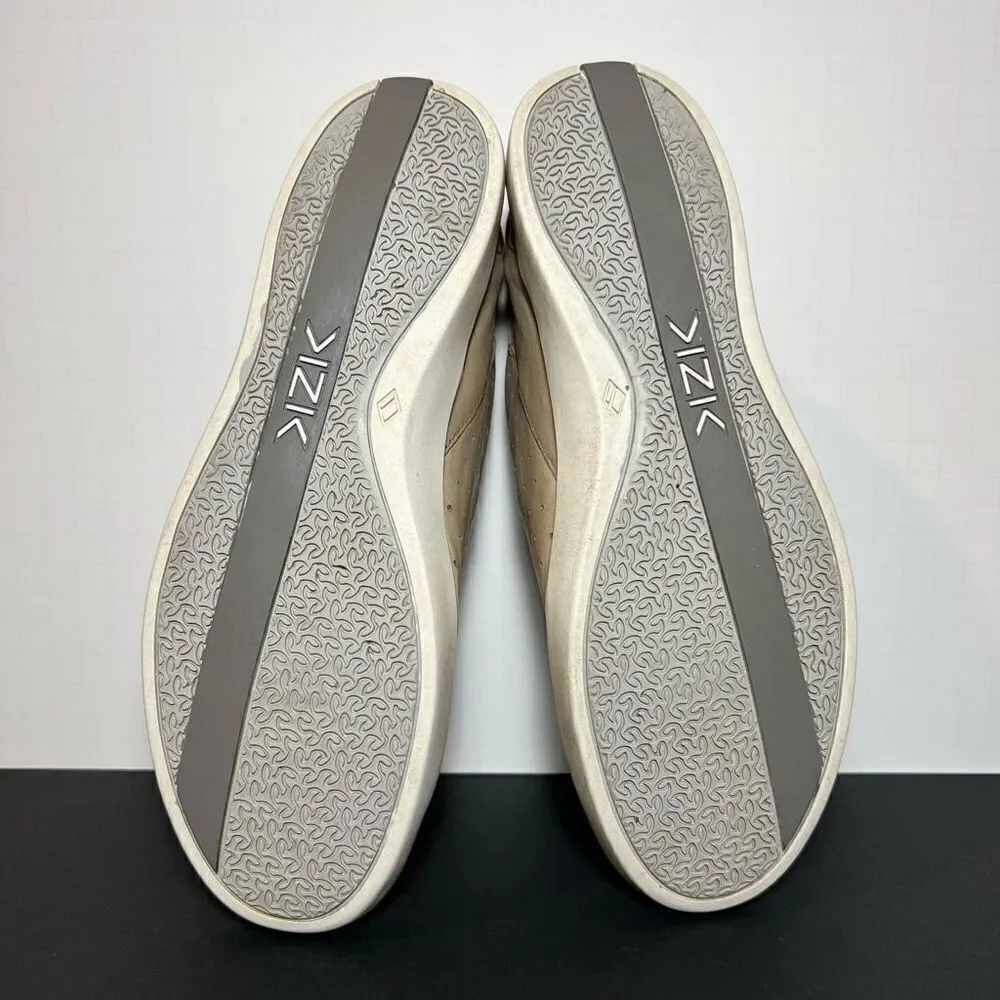 Womens KIZIK Miami Tan + Metallic Slip On Casual Sneakers / Size 8 Medium